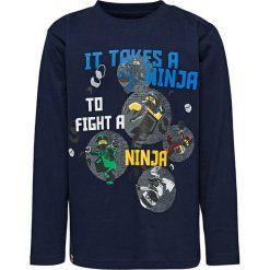 Koszulka "CM-50117" w kolorze granatowym. T-shirty dla chłopców marki LEGO Wear. W wyprzedaży za 35.95 zł.