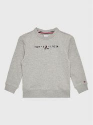 Tommy Hilfiger Bluza Essential KS0KS00212 M Szary Regular Fit. Szare bluzy dla chłopców Tommy Hilfiger, bez wzorów, z bawełny, bez ramiączek, bez kaptura. Za 189.99 zł.
