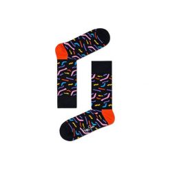 Skarpetki Happy Socks PAP01-9000. Szare skarpety męskie Happy Socks, z bawełny. Za 34.90 zł.
