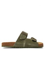 Jack & Jones Klapki Louis 12231428 Khaki. Brązowe klapki męskie Jack & Jones, ze skóry. Za 129.99 zł.