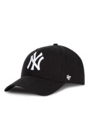 47 Brand Czapka z daszkiem New York Yankees B-MVPSP17WBP-BK Czarny. Czarne rękawiczki męskie 47 Brand, bez wzorów, z materiału. Za 89.99 zł.