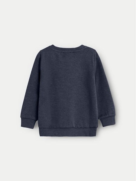NAME IT Bluza 13220379 Granatowy Regular Fit. Niebieskie bluzy dla chłopców Name it, bez wzorów, z bawełny, bez ramiączek, bez kaptura. Za 39.99 zł.