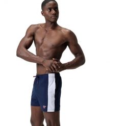 Speedo SPEEDO SZORTY MĘSKIE VOLLEY 16" NAVY 8-00508301529 L. Niebieskie kąpielówki męskie Speedo, l, bez wzorów. Za 205.79 zł.