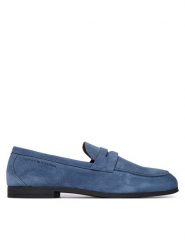 Tommy Hilfiger Lordsy FM0FM05745 Niebieski. Niebieskie mokasyny męskie Tommy Hilfiger, ze skóry. Za 649.99 zł.