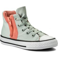 Trampki CONVERSE - Ctas Sport Zip Hi 659992C Dried Bamboo/Crimson Pulse. Trampki i tenisówki dziewczęce marki Converse. W wyprzedaży za 169.00 zł.