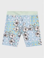Guess Szorty sportowe J3GD09 MC01P Niebieski Regular Fit. Niebieskie spodenki dla dziewczynek Guess, z aplikacjami, z syntetyku, sportowe. Za 169.99 zł.
