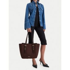 Torebka Nine West. Brązowe torebki do ręki damskie Nine West, bez wzorów, bez dodatków. Za 329.99 zł.