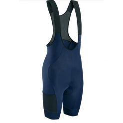 Spodenki rowerowe DISCOVER BIBSHORT, niebieskie. Niebieskie krótkie spodenki sportowe męskie GIST, m, bez wzorów, rowerowe. Za 399.00 zł.