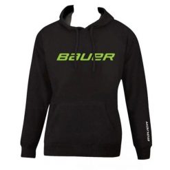 Męska Bluza Z Kapturem Core. Czarne bluzy męskie BAUER, m, bez wzorów, z bawełny, z kapturem. Za 335.99 zł.