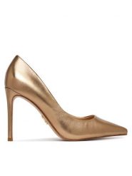 Steve Madden Szpilki Thrive Pump 11003887 Złoty. Żółte szpilki damskie Steve Madden, bez wzorów, ze skóry, bez obcasa, bez zapięcia. Za 519.99 zł.