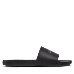 Klapki Calvin Klein Jeans. Czarne klapki męskie Calvin Klein Jeans, z jeansu. Za 119.99 zł.