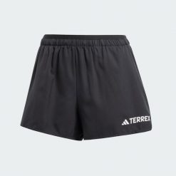 Szorty Terrex Multi Light. Czarne szorty sportowe damskie Adidas, l, bez wzorów, z poliesteru, klasyczne, z standardowym stanem, do biegania. Za 259.00 zł.