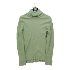 Damski sweter z golfem w kolorze khaki. Zielone swetry damskie Ralph Lauren, l, bez wzorów, z dzianiny, sportowe, bez kołnierzyka, bez ramiączek, bez kaptura. Za 97.94 zł.