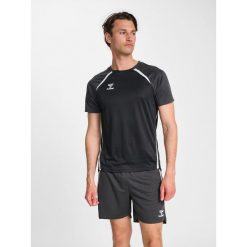 Koszulka Hummel Lead 2.0. Czarne koszulki sportowe męskie Hummel, bez wzorów, bez kołnierzyka, bez ramiączek, do koszykówki. Za 170.00 zł.