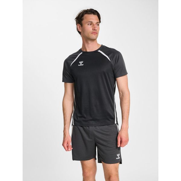 Koszulka Hummel Lead 2.0. Czarne koszulki sportowe męskie Hummel, bez wzorów, bez kołnierzyka, bez ramiączek, do koszykówki. Za 170.00 zł.