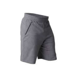 Spodenki długie Gym & Pilates 520 regular męskie. Czarne krótkie spodenki sportowe męskie DOMYOS. W wyprzedaży za 44.99 zł.