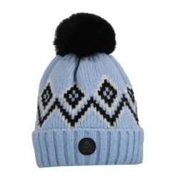 Czapka Peak Mountain Monceau. Niebieskie czapki i kapelusze damskie Peak Mountain, na zimę, bez wzorów, sportowe. W wyprzedaży za 132.50 zł.