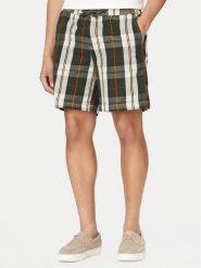 Barbour Szorty materiałowe MST0081TN51 Zielony Regular Fit. Zielone szorty męskie Barbour, m, bez wzorów, z bawełny. Za 499.99 zł.