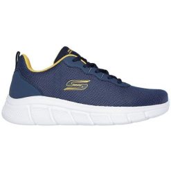 Buty sportowe męskie Skechers Bobs B Flex Icy Ed. Niebieskie buty sportowe męskie Skechers, bez zapięcia. W wyprzedaży za 290.00 zł.