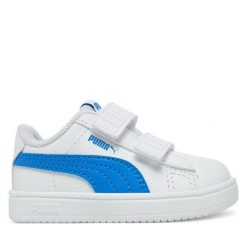 Sneakersy Puma. Białe trampki i tenisówki chłopięce Puma, bez wzorów, bez zapięcia. Za 89.99 zł.