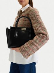 Lasocki Torebka CEO-LSK-L-020-09 Czarny. Czarne torebki do ręki damskie Lasocki, bez wzorów, z materiału, bez dodatków. Za 169.99 zł.