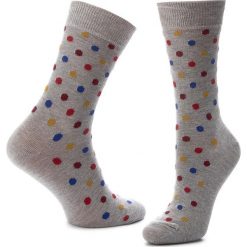 Skarpety Wysokie Unisex HAPPY SOCKS - DOT01-9002 Szary. Skarpety damskie marki Happy Socks. Za 34.90 zł.