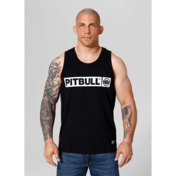 Tank męski Pitbull Top Slim Fit Hilltop. Białe t-shirty męskie PITBULL, m, bez wzorów, bez kołnierzyka. Za 89.00 zł.