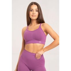 Stanik fitness cardio damski Gym Glamour push up 2.0. Niebieskie obuwie sportowe damskie GYM GLAMOUR, bez wzorów, na fitness i siłownię. Za 159.99 zł.