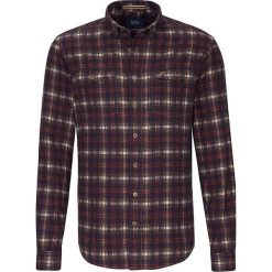 Koszula - "Cosmo" - Modern fit - w kolorze granatowo-czerwonym. Czerwone koszule męskie Camel Active, m, bez wzorów, z bawełny, bez kołnierzyka, bez ramiączek. W wyprzedaży za 109.95 zł.
