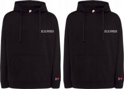 Bluzy dla Par Matching hoodies Haft na Walentynki Serce Inicjały Data. Bluzy damskie Radziszewska, bez wzorów, bez kaptura. Za 408.48 zł.