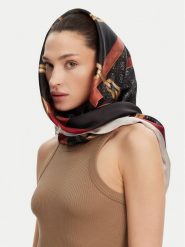 Guess Chusta AW5301 SIL03 Czarny. Czarne czapki i kapelusze damskie Guess, z aplikacjami, z materiału. Za 229.99 zł.