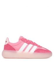 Adidas Sneakersy Barreda Decode KI8614 Różowy. Czerwone buty sportowe dziewczęce Adidas, bez wzorów, ze skóry, bez zapięcia. Za 238.99 zł.