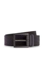 Boss Pasek Męski 50492589 Brązowy. Brązowe paski damskie Boss, bez wzorów, ze skóry. Za 649.99 zł.