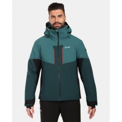 Męska kurtka narciarska Kilpi TONNSI-M. Zielone kurtki męskie Kilpi, m, bez wzorów, bez kaptura. Za 1,145.01 zł.