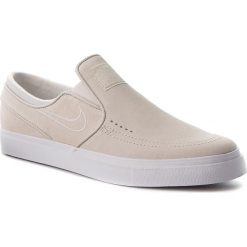 Buty NIKE - Zoom Stefan Janoski Slip 833564 100 White/Light Bone/White. Półbuty na co dzień męskie marki Nike. W wyprzedaży za 289.00 zł.