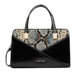 Torebka Lasocki. Czarne torebki do ręki damskie Lasocki, bez wzorów, klasyczne, bez dodatków. Za 159.99 zł.