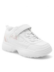 Kappa Sneakersy SS24-3CK10 Biały. Białe buty sportowe dziewczęce Kappa, bez wzorów, z materiału, bez zapięcia. Za 99.99 zł.