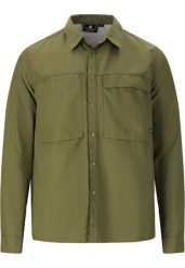 Koszula z długim rękawem Whistler Elm. Zielone koszule męskie Whistler, s, bez wzorów, z materiału, eleganckie, bez kołnierzyka, bez ramiączek. Za 224.99 zł.