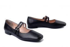 PIAZZA 940528-01 schwarz, czółenka damskie. Czarne czółenka damskie Piazza, bez wzorów, z gumy, bez obcasa, na obcasie, bez zapięcia. Za 297.42 zł.