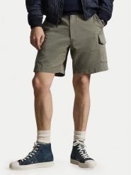 Polo Ralph Lauren Szorty materiałowe 710964027002 Zielony Relaxed Fit. Zielone szorty męskie Polo Ralph Lauren, m, bez wzorów, z bawełny. Za 521.99 zł.