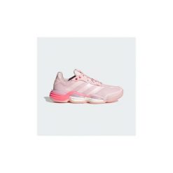 Damskie buty halowe adidas Stabil 16. Czerwone obuwie sportowe damskie Adidas, bez wzorów, z materiału, do piłki ręcznej. Za 670.50 zł.