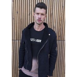 Czarna Ramoneska Bad Guy. Kurtki męskie Born2be. Za 529.99 zł.