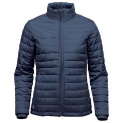 Damska Kurtka Termiczna Nautilus. Niebieskie kurtki damskie STORMTECH, l, bez wzorów, bez kaptura, trekkingowe. Za 305.99 zł.