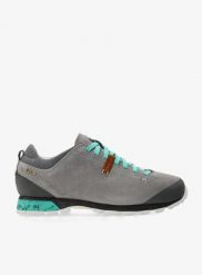 Buty turystyczne damskie AKU Bellamont III Suede GTX. Szare trekkingi damskie Aku, outdoorowe, gore-tex. Za 399.00 zł.