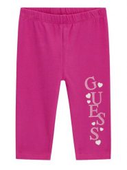 Guess Legginsy K6GB01 J1314 Różowy Slim Fit. Czerwone legginsy dla dziewczynek Guess, z aplikacjami, z bawełny. Za 99.99 zł.