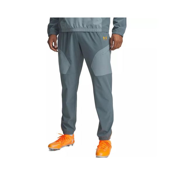 Spodnie dresowe Under Armour CHALLENGER WARMUP. Brązowe spodnie sportowe męskie Under Armour, s, bez wzorów, z dresówki, na fitness i siłownię. Za 333.15 zł.