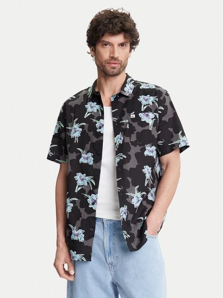 Quiksilver Koszula Apero Classic Ss EQYWT04605 Czarny. Czarne koszule męskie Quiksilver, m, bez wzorów, z bawełny, bez kołnierzyka, bez ramiączek. Za 179.99 zł.