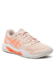 Asics Buty do tenisa Gel-Dedicate 8 1042A237 Różowy. Czerwone obuwie sportowe damskie Asics, bez wzorów, ze skóry, tenisowe. Za 329.99 zł.