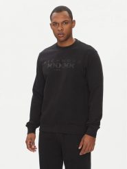 Richmond X Bluza Mateus UMP25005FE Czarny Regular Fit. Czarne bluzy męskie Richmond X, m, bez wzorów, z bawełny, bez kaptura. Za 239.99 zł.