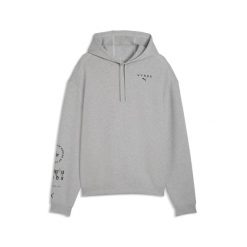 Męska bluza z kapturem CLOUDSPUN PUMA × HYROX PUMA. Szare bluzy męskie Puma, m, bez wzorów, z materiału, z kapturem. Za 329.00 zł.